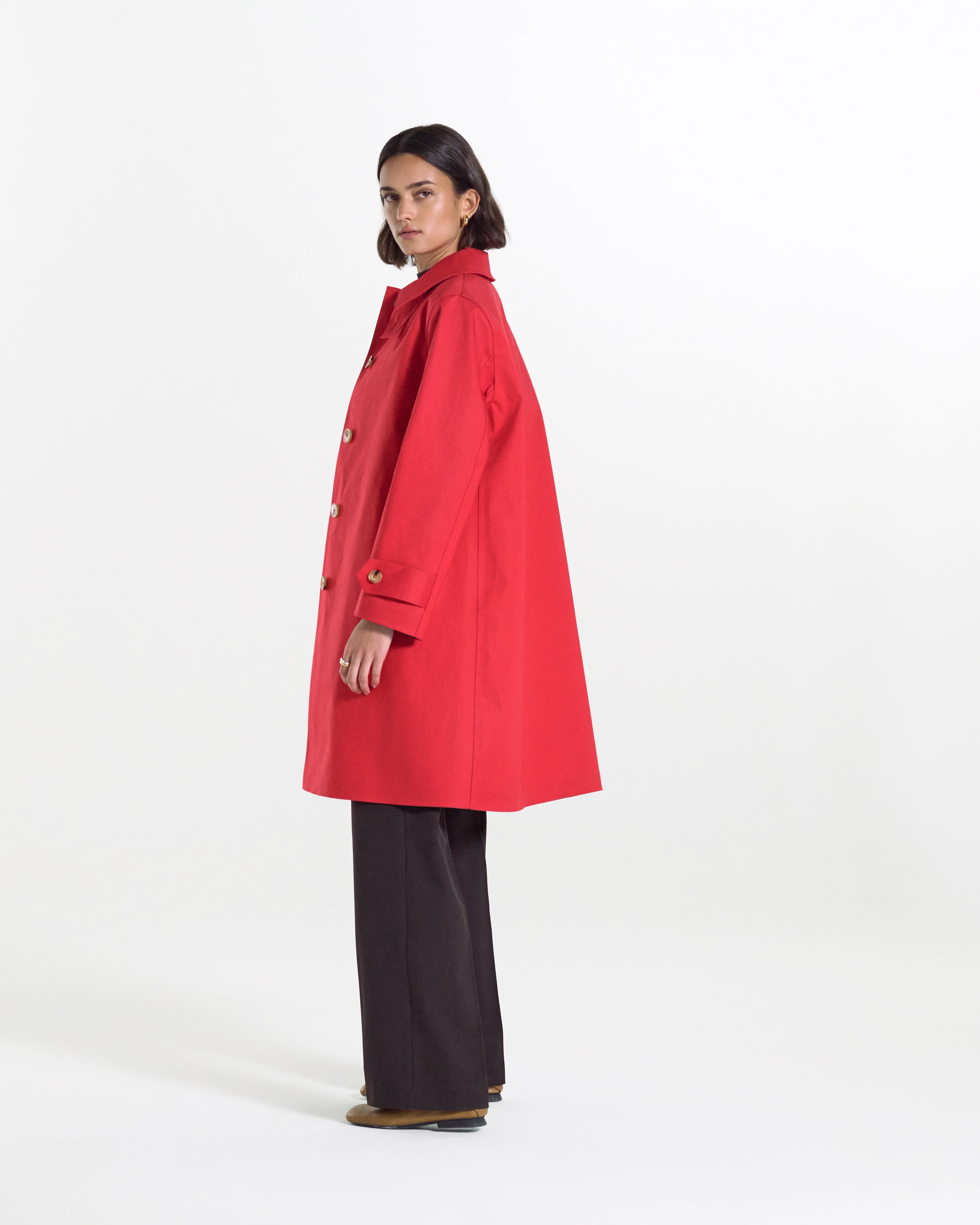 Banton Rubberised 3/4 Length Coat - Image 4