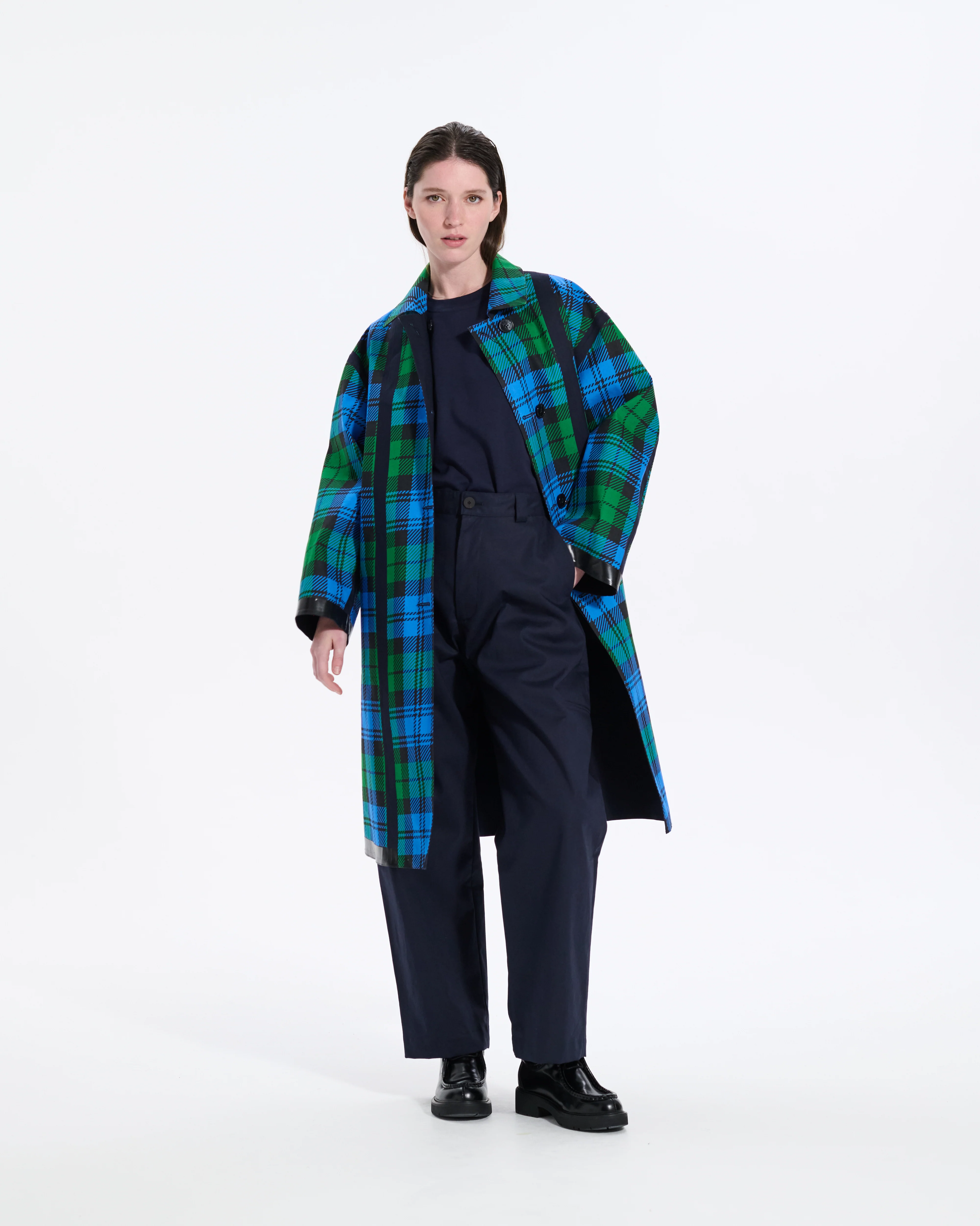 Maree Reversible Rubberised Coat - Image 6