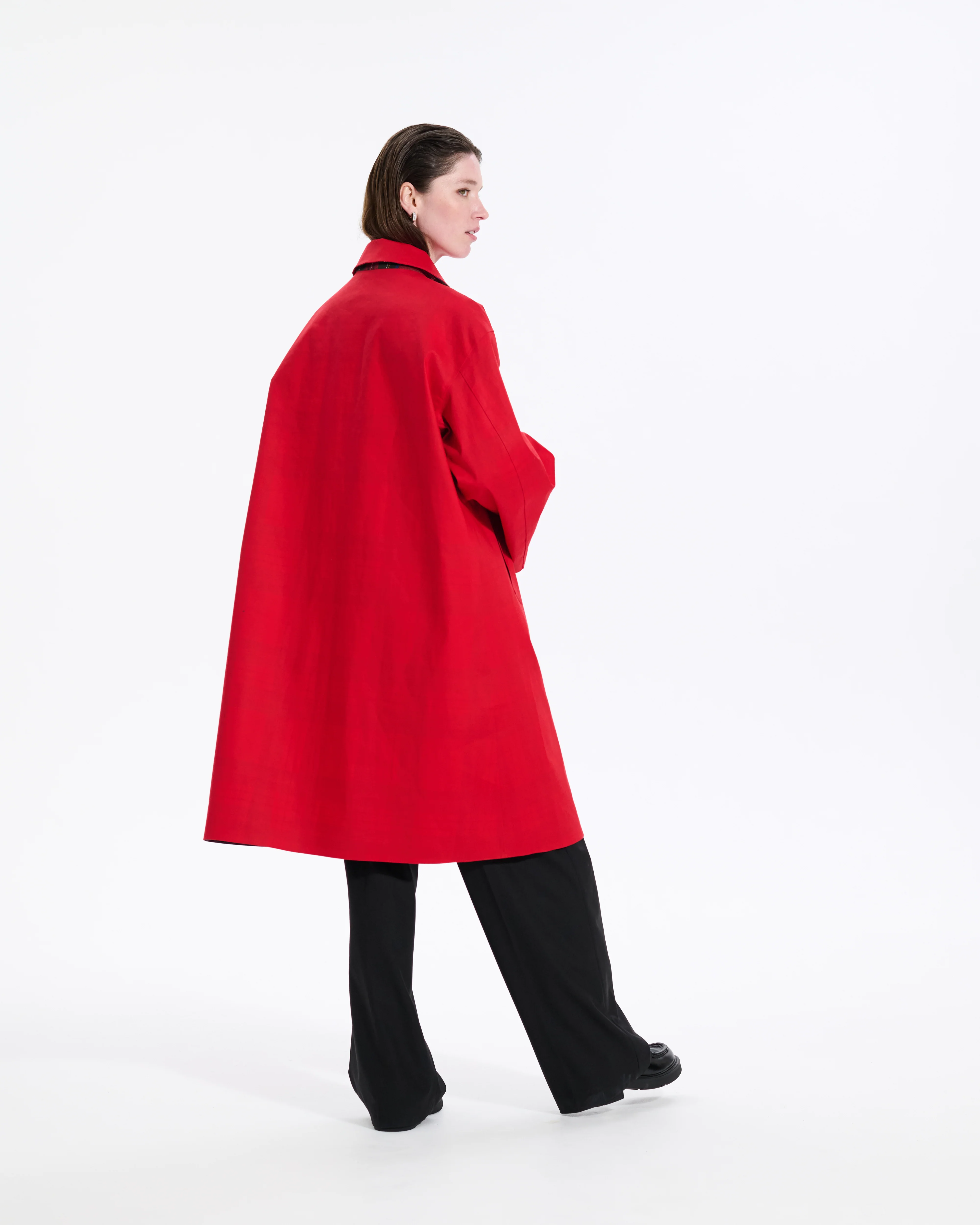 Maree Reversible Rubberised Coat - Image 4