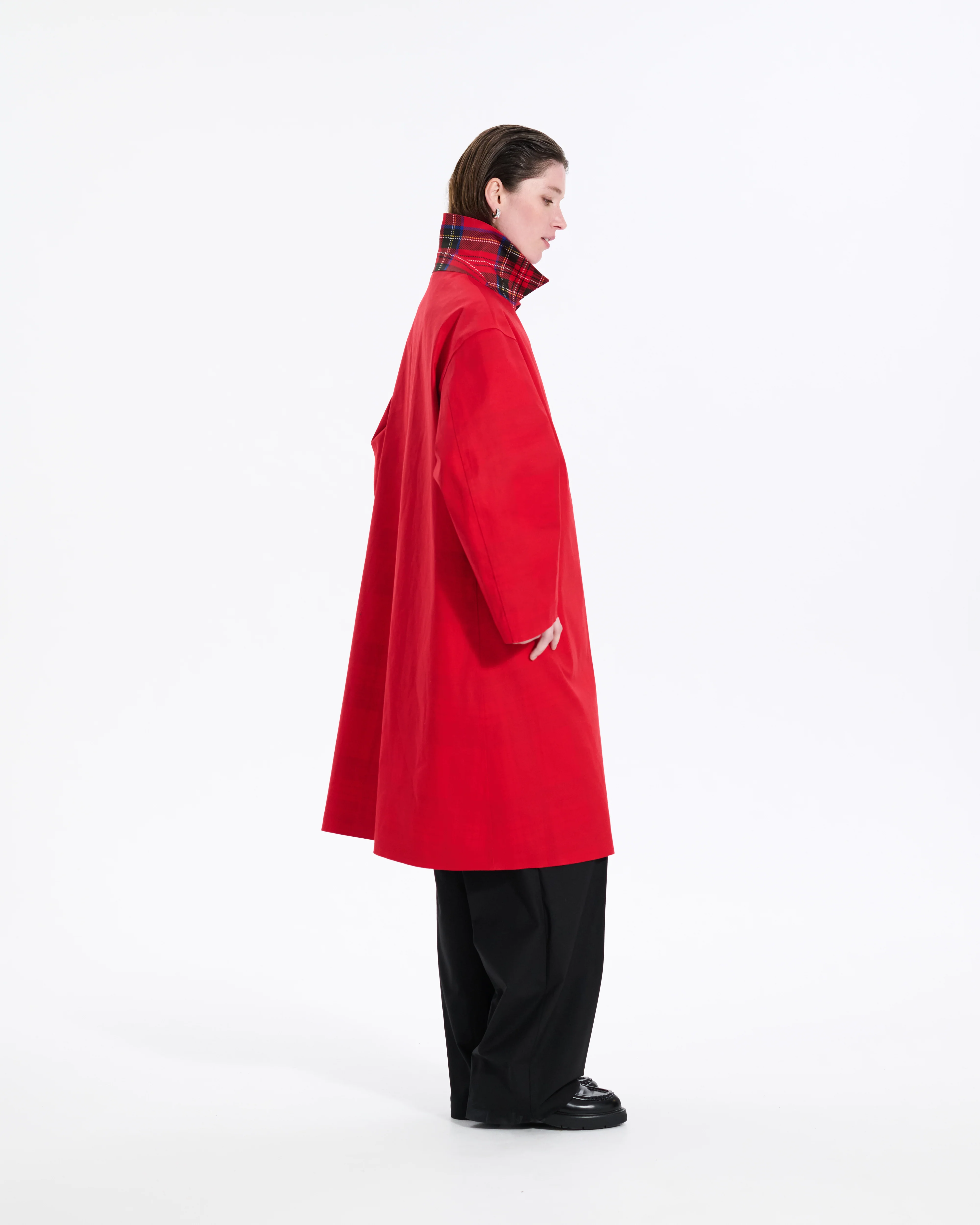 Maree Reversible Rubberised Coat - Image 5