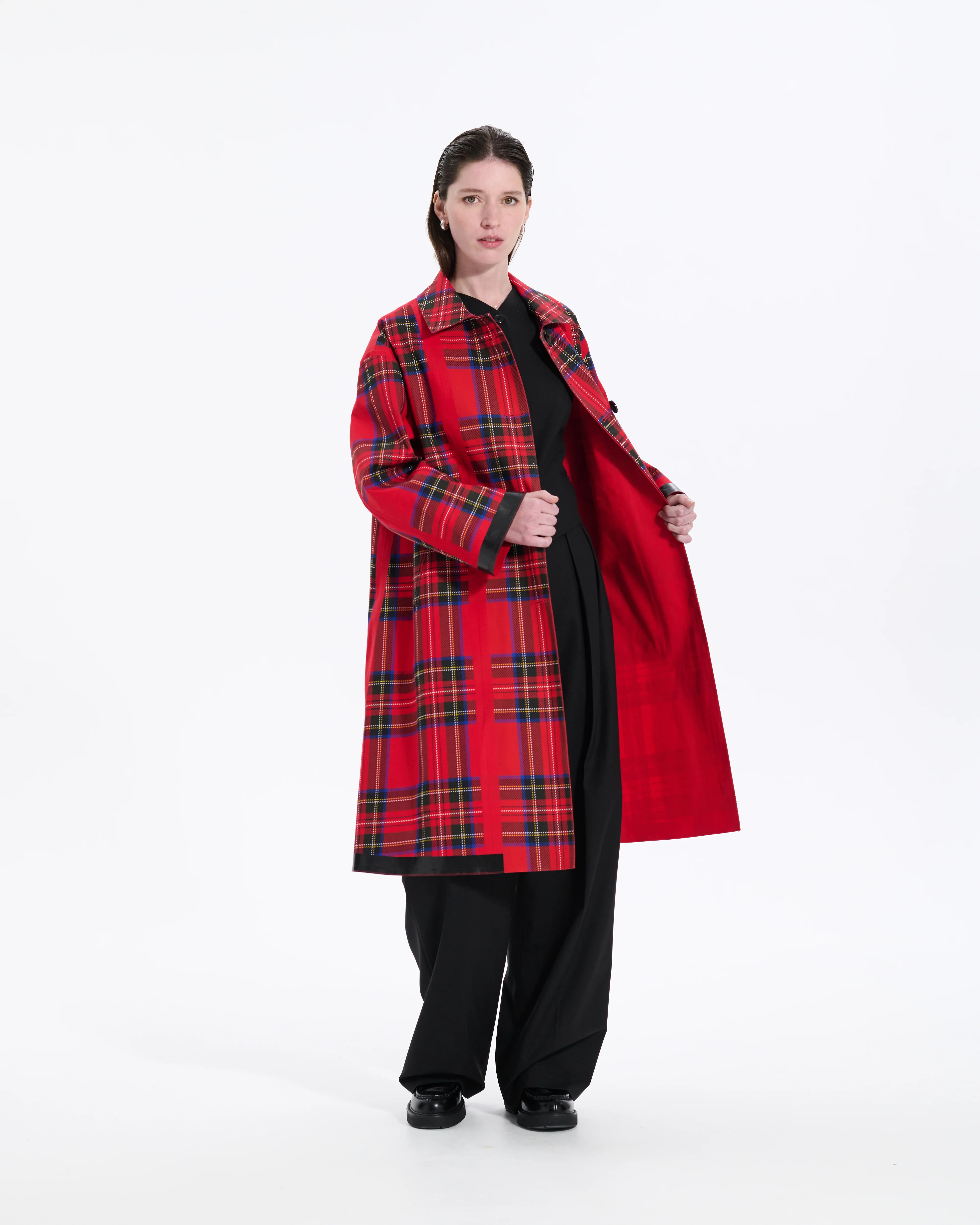 Maree Reversible Rubberised Coat - Image 7