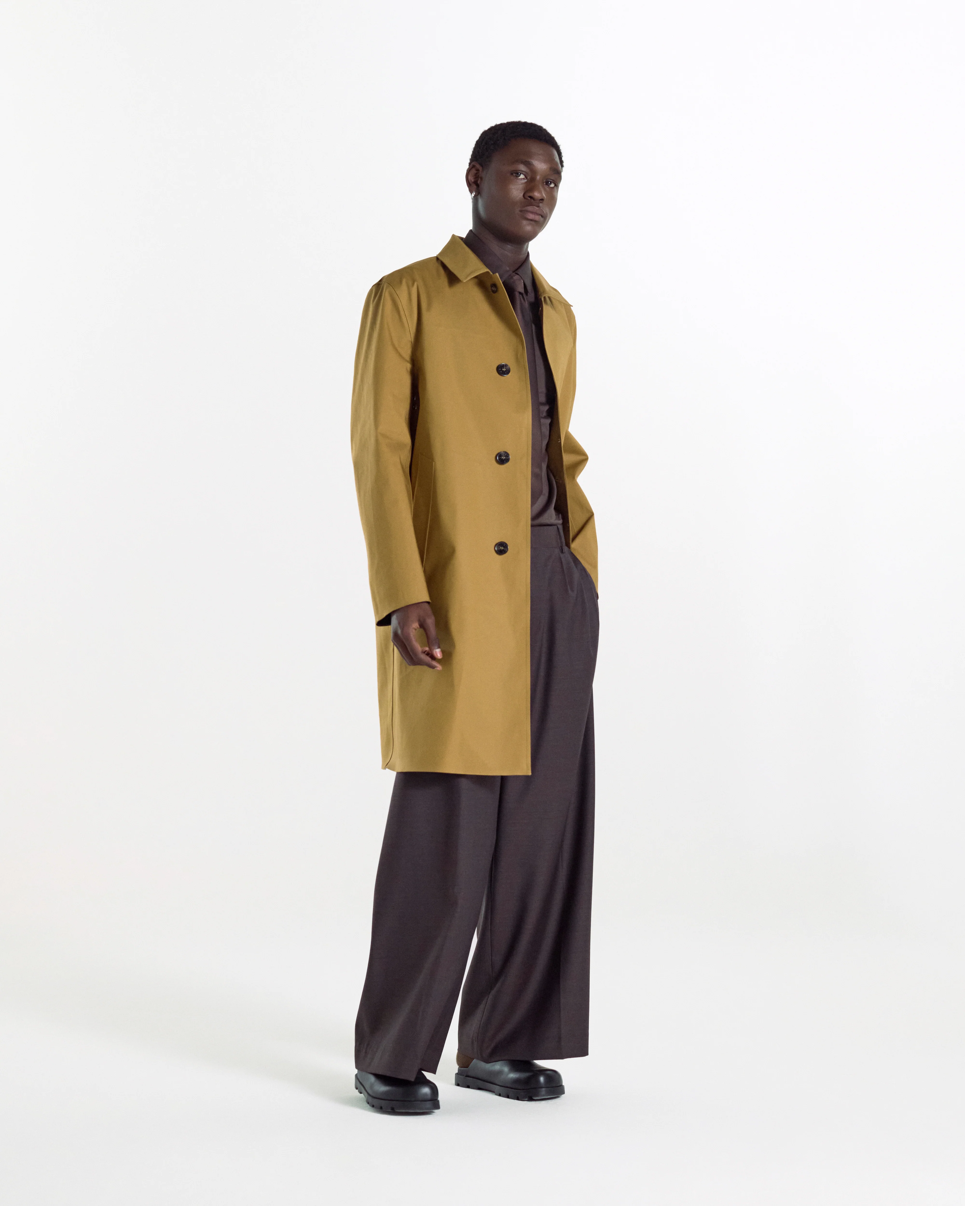 Dunkeld Rubberised 3/4 Length Coat - Image 4