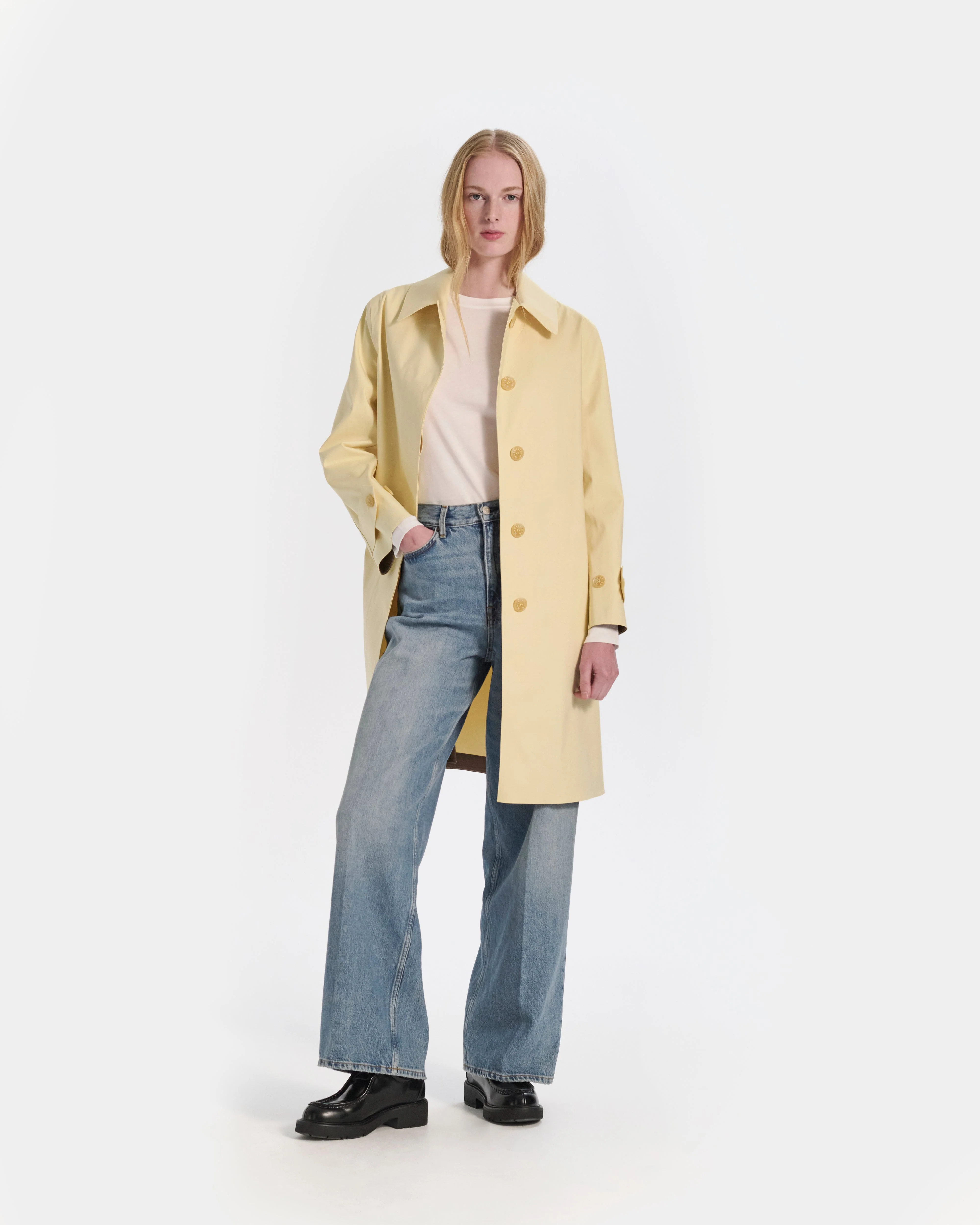 Banton Rubberised 3/4 Length Coat - Image 3