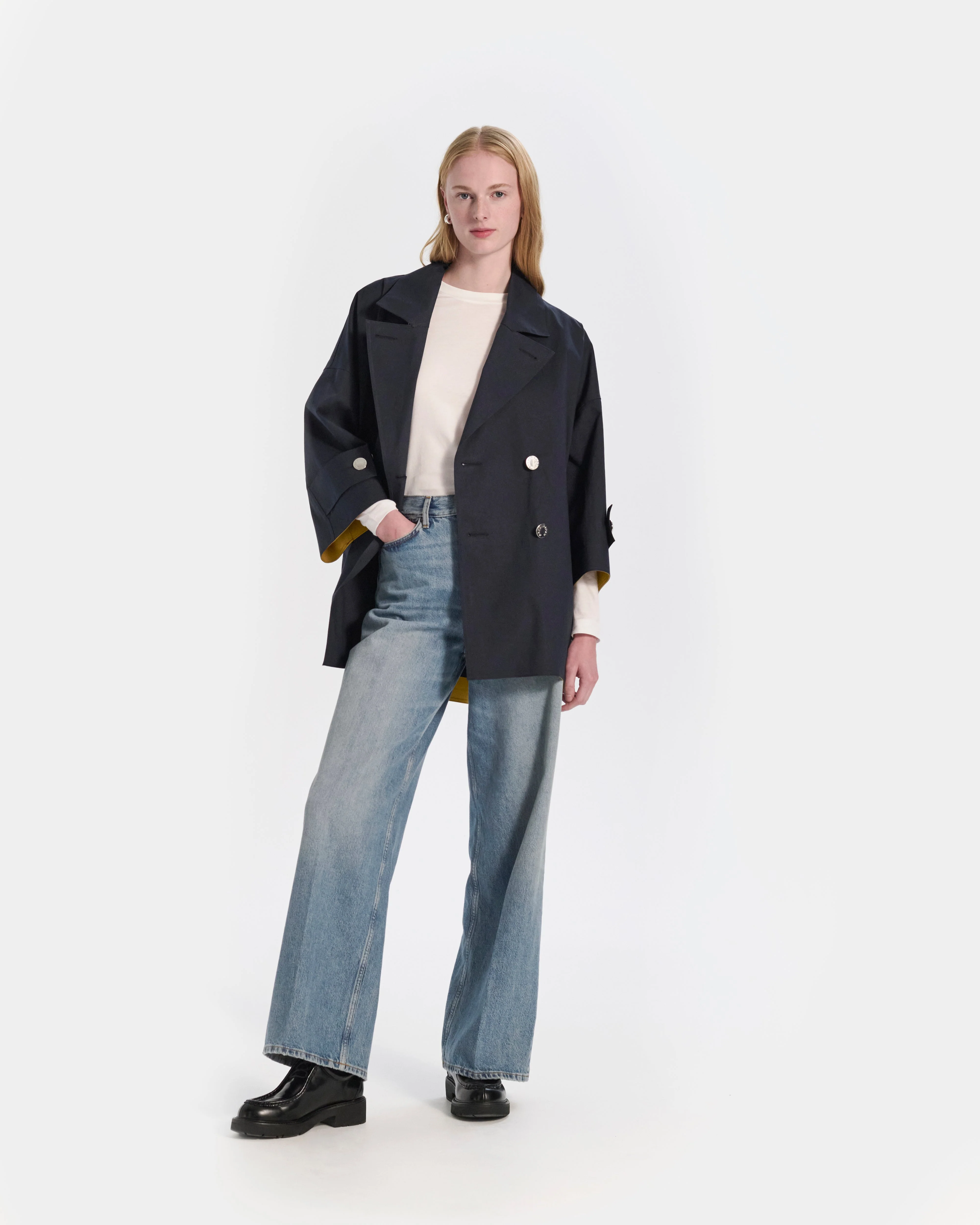 Crosslee Rubberised Peacoat - Image 3