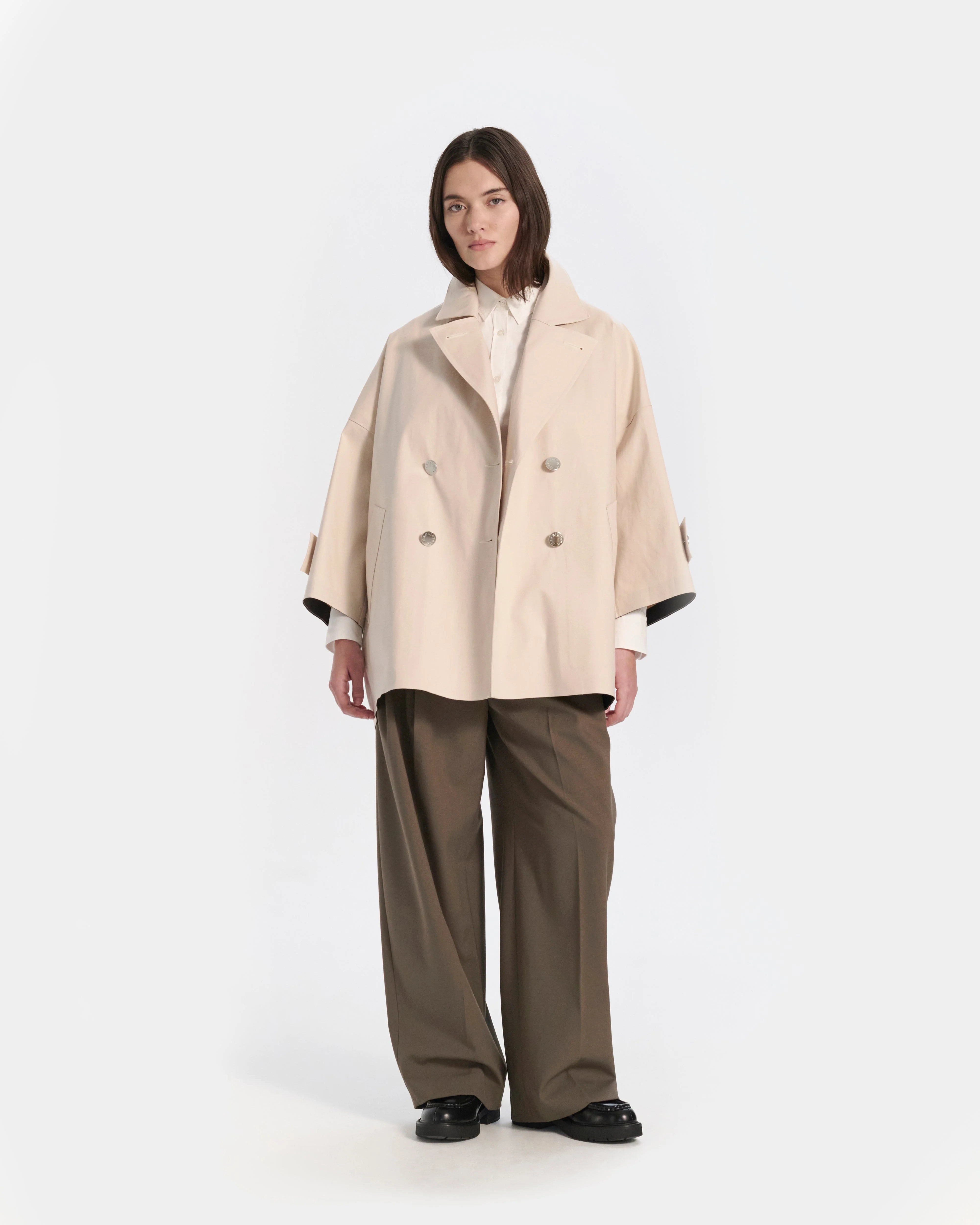 Crosslee Rubberised Peacoat - Image 3