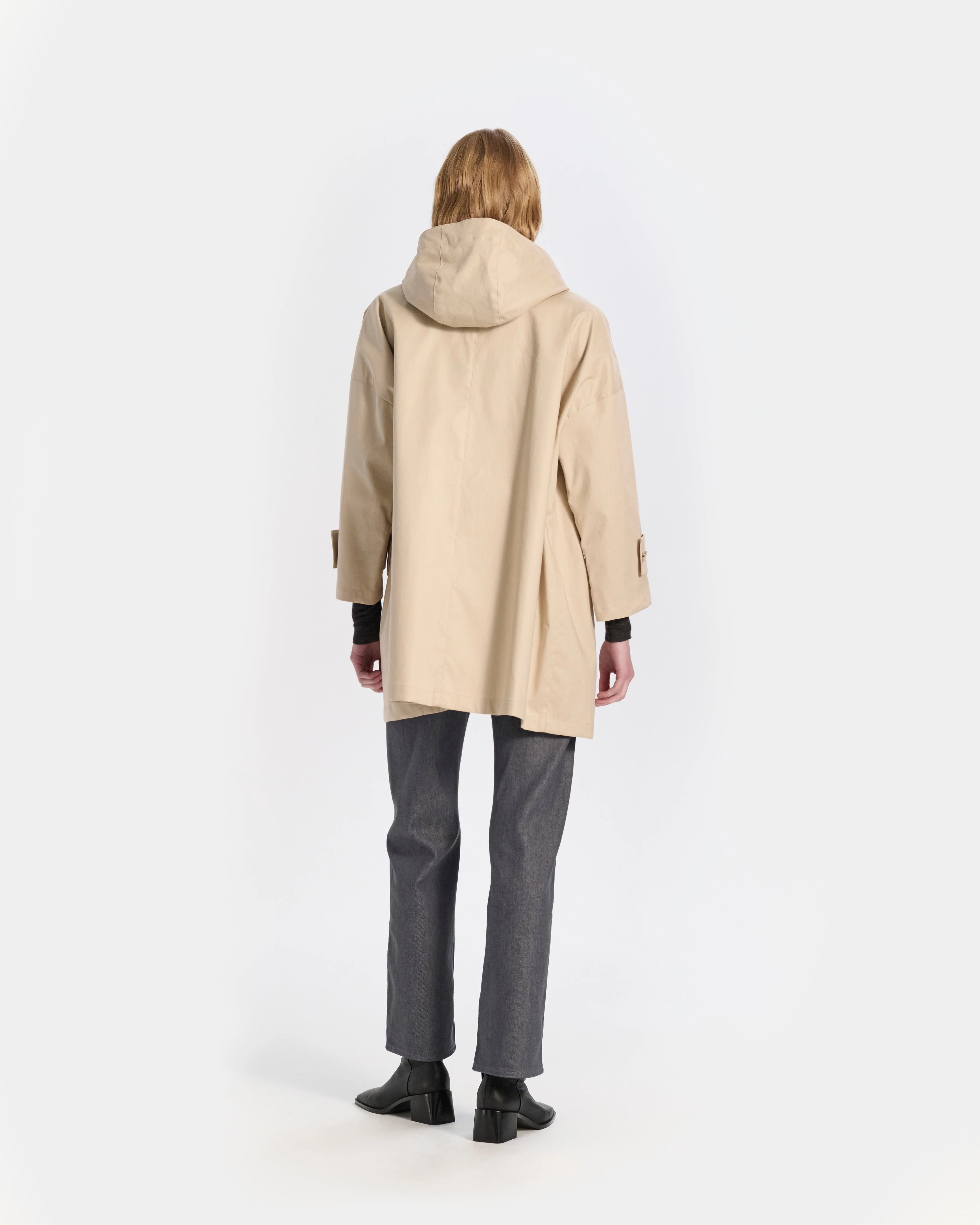 Humbie Raintec Hooded Short Coat - Image 4
