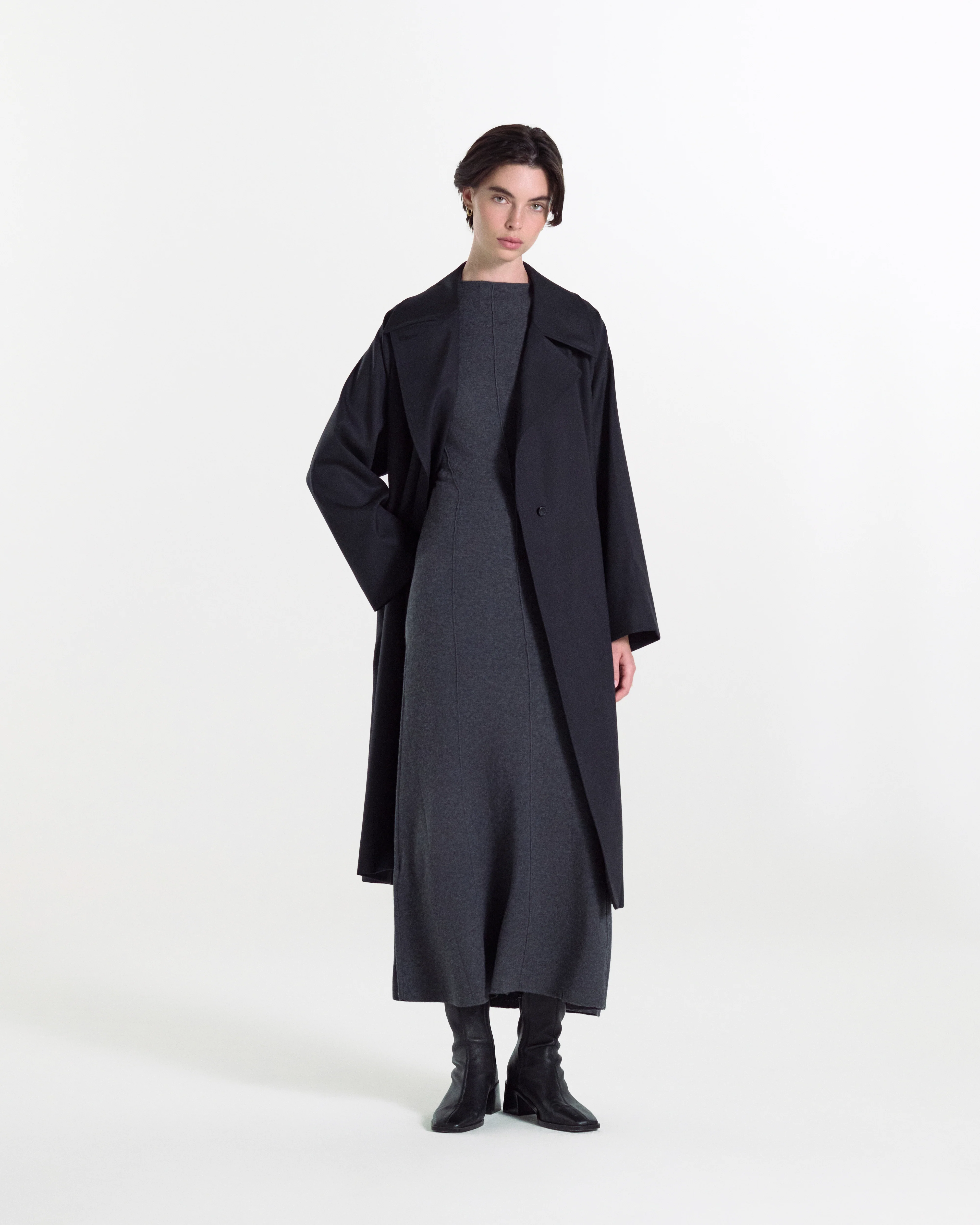 Laggan Belted Wool Gabardine Trench Coat - Image 3