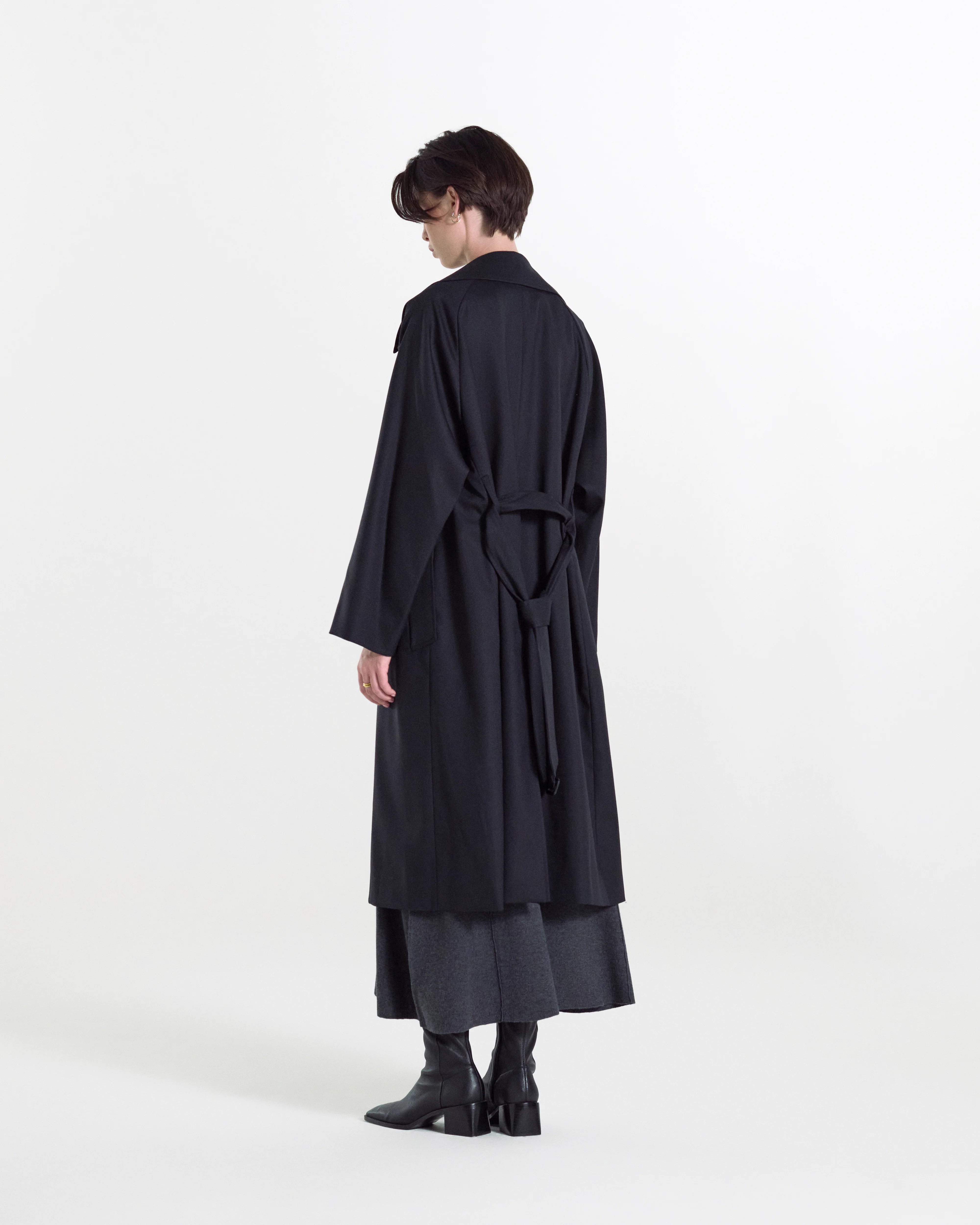 Laggan Belted Wool Gabardine Trench Coat - Image 4