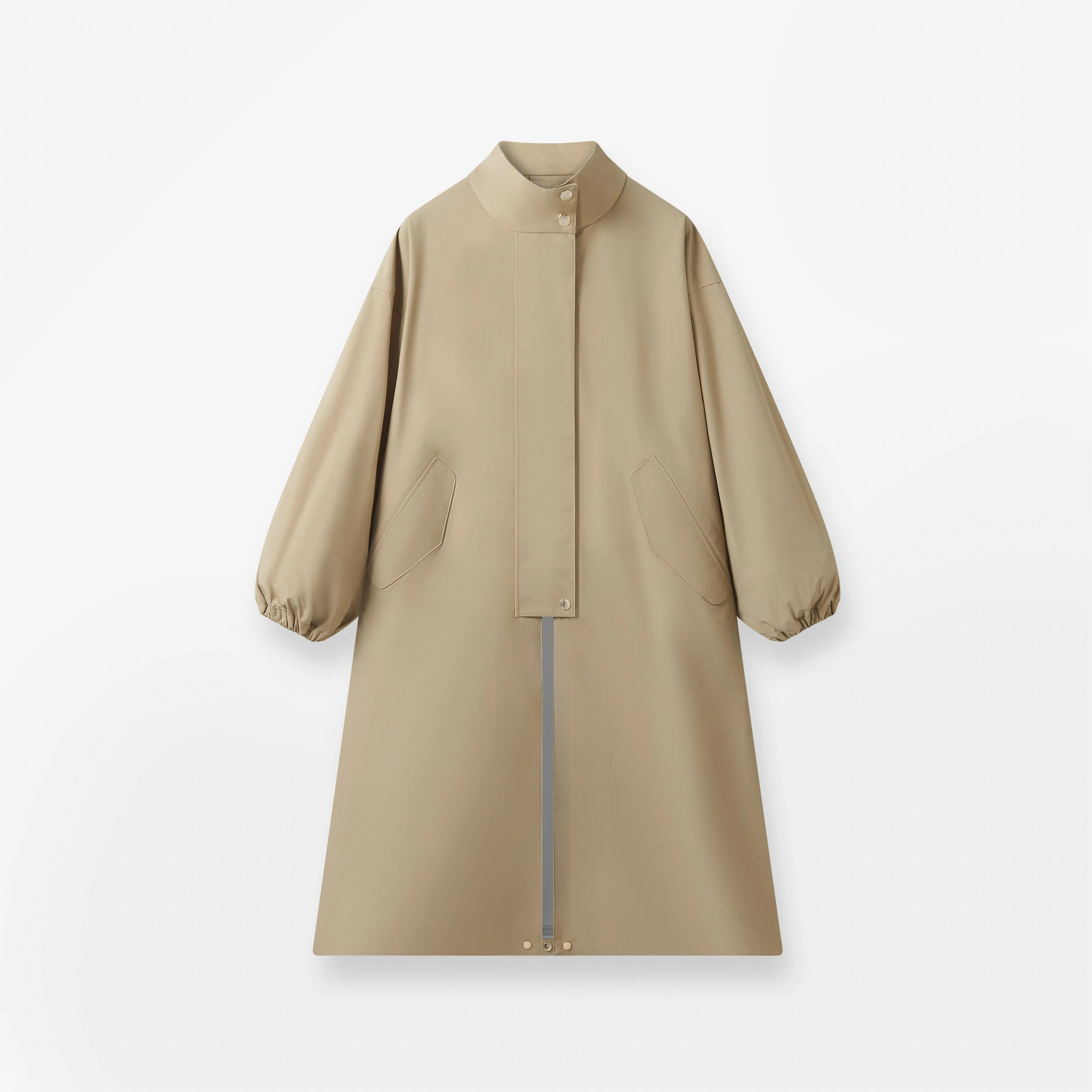 Skye Stand Collar Long Coat - Image 9