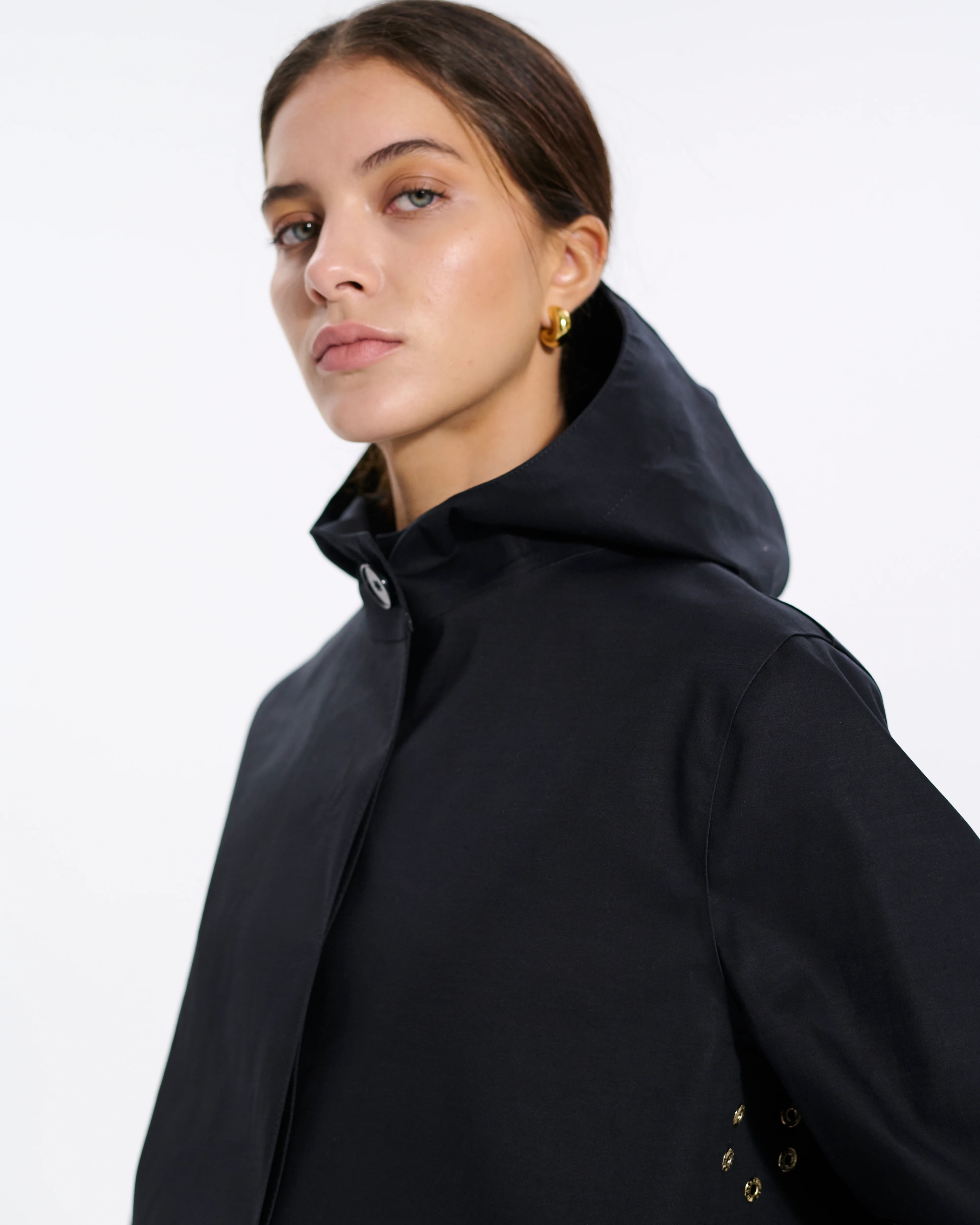 Watten Rubberised Hooded 3/4 Length Coat - Image 3