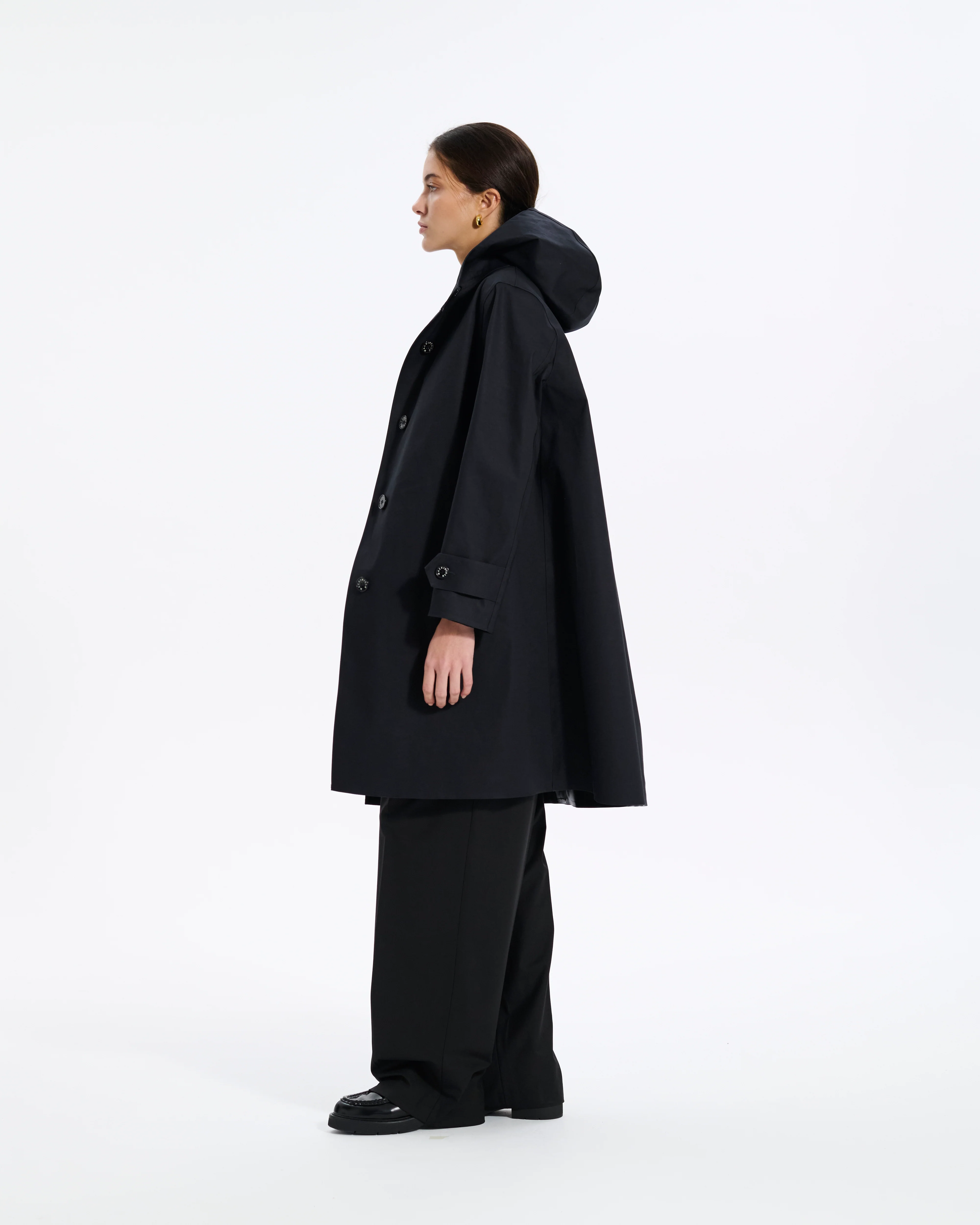 Watten Rubberised Hooded 3/4 Length Coat - Image 4