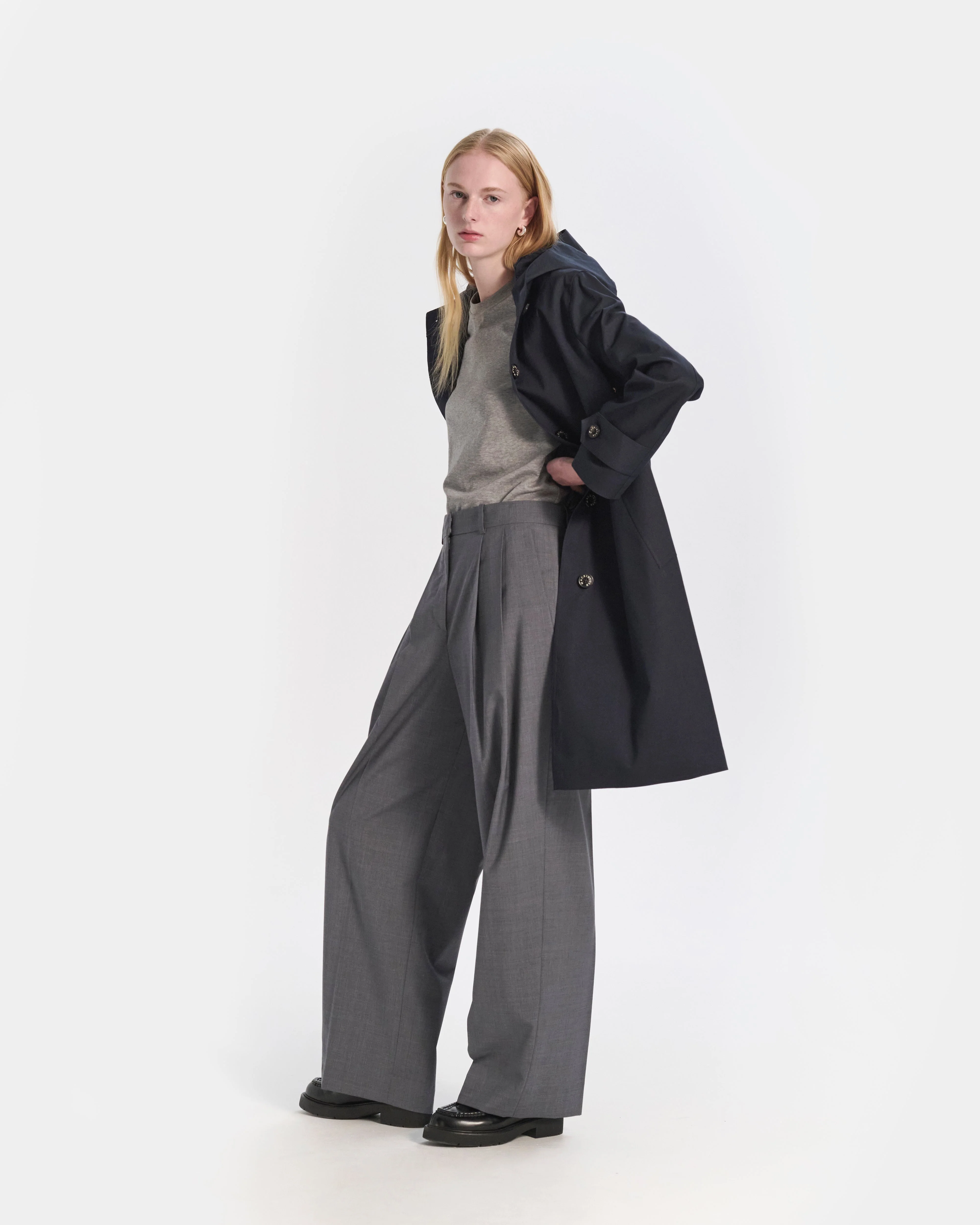 Watten Rubberised Hooded 3/4 Length Coat - Image 3