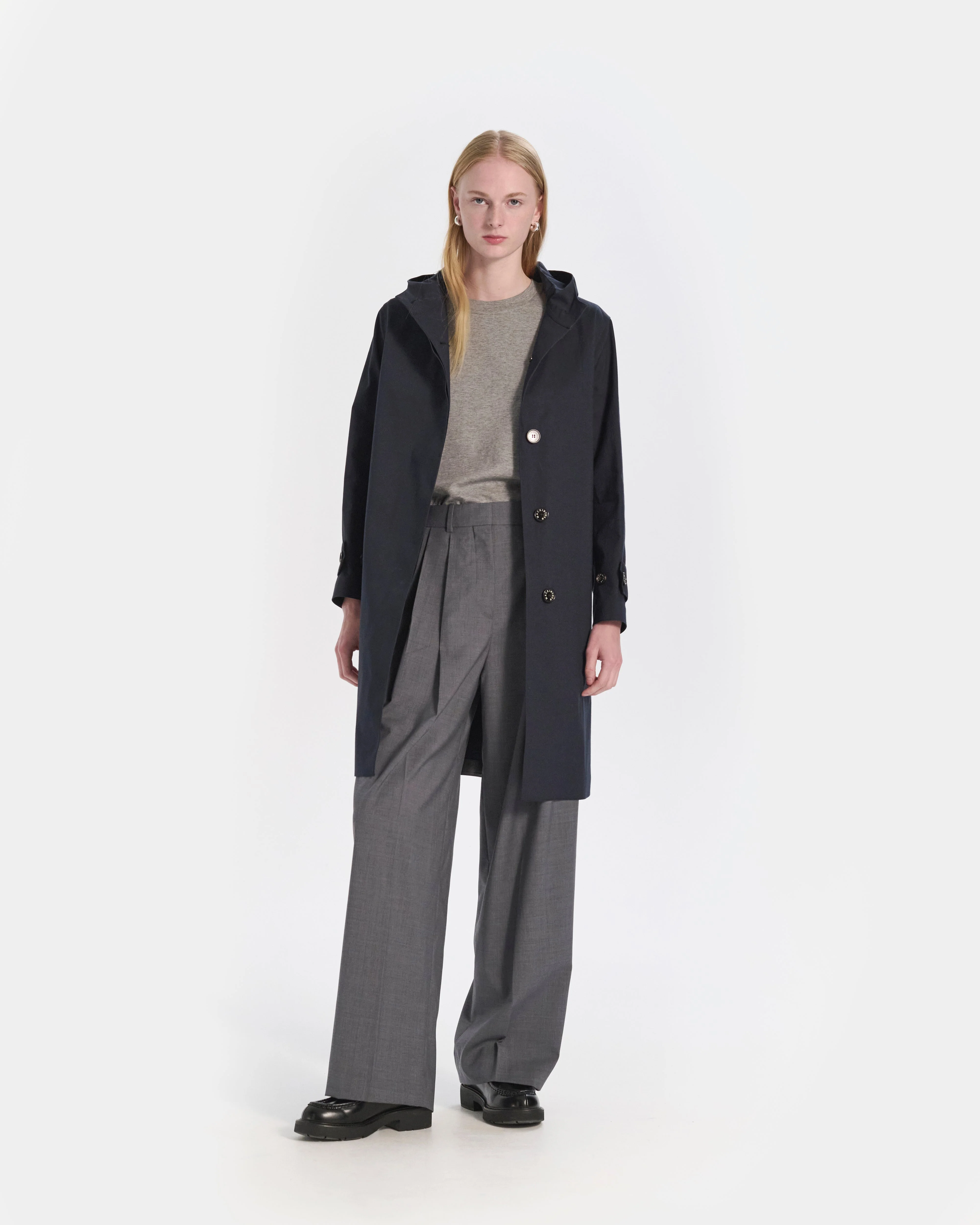 Watten Rubberised Hooded 3/4 Length Coat - Image 6