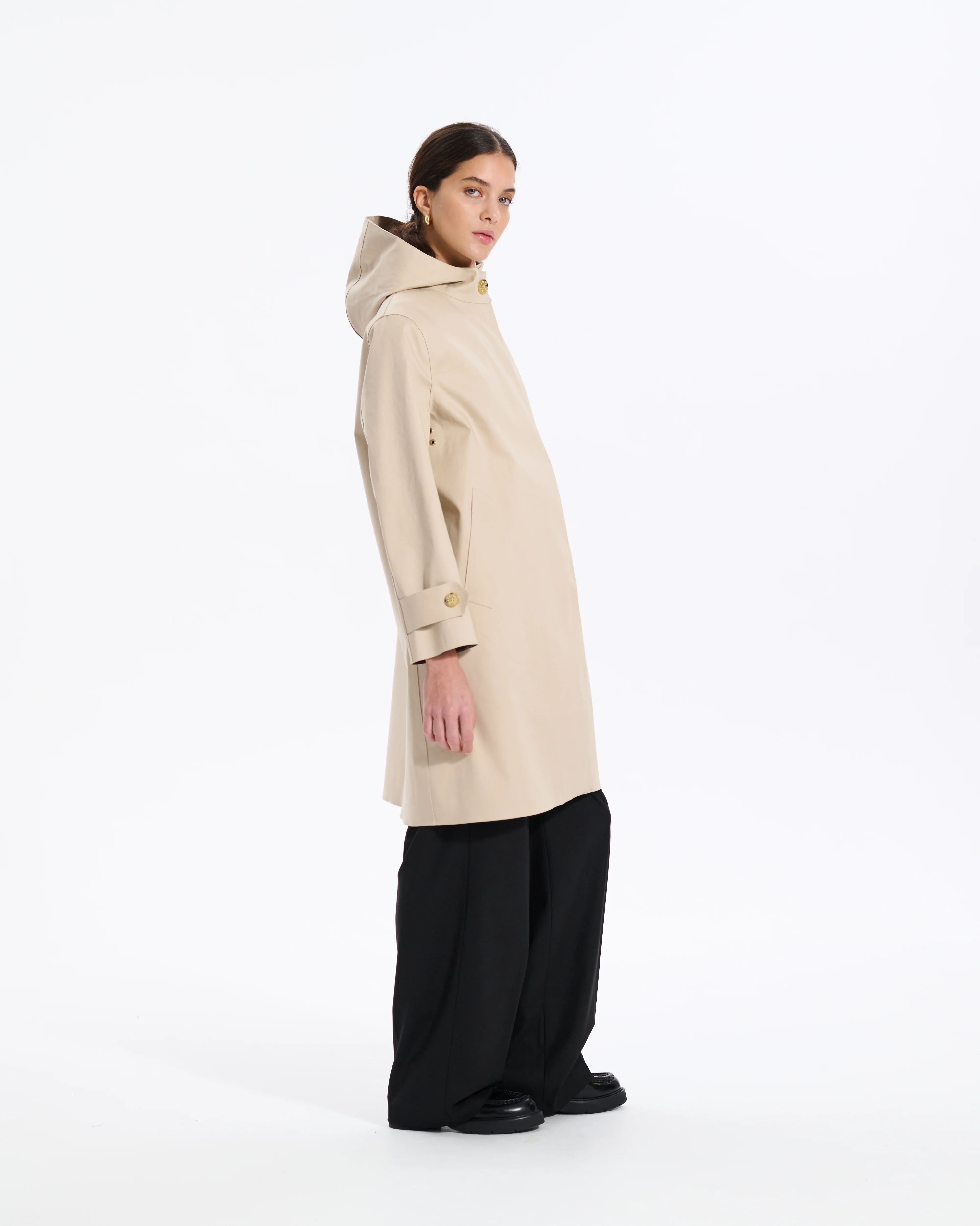 Watten Rubberised Hooded 3/4 Length Coat - Image 3