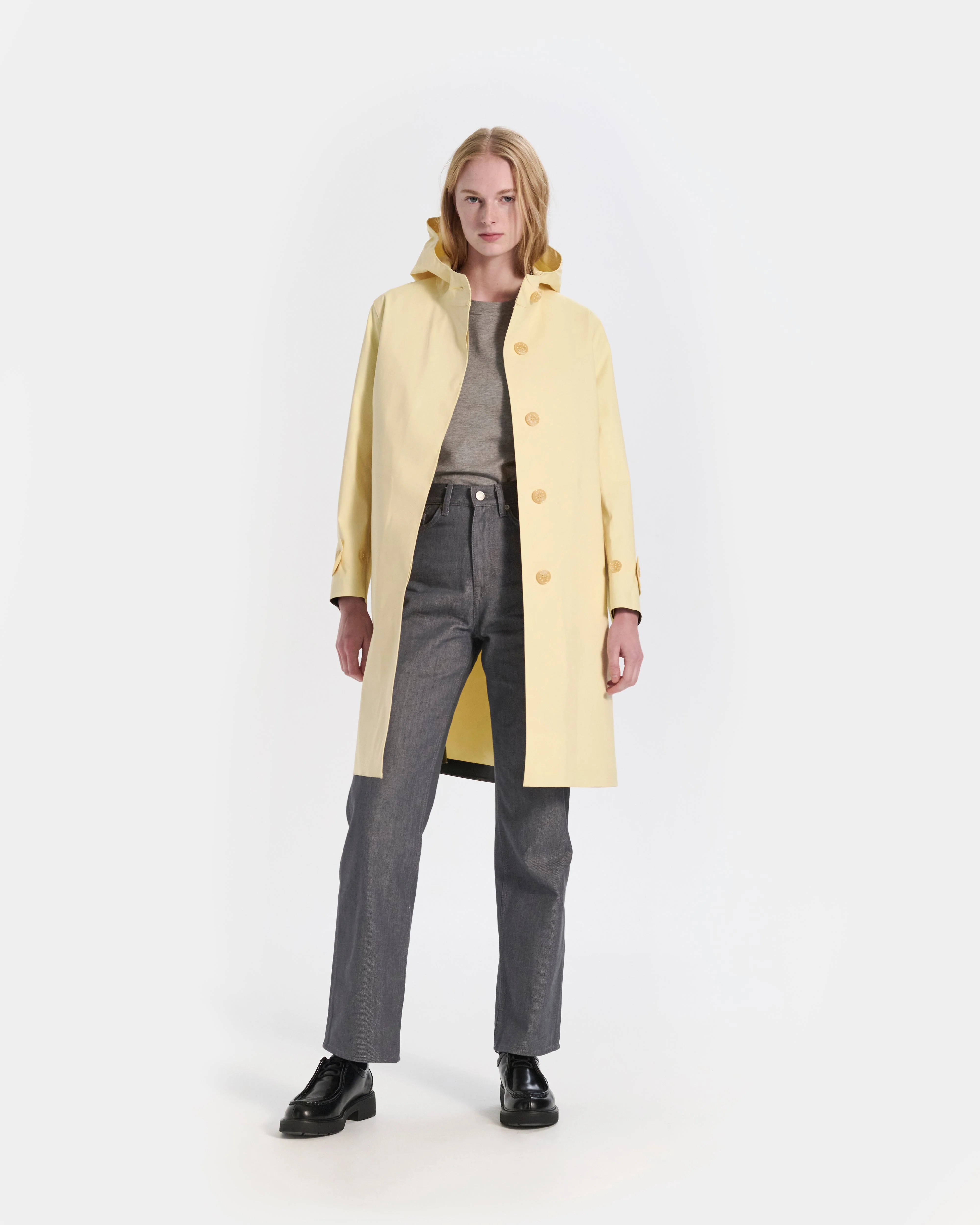 Watten Rubberised Hooded 3/4 Length Coat - Image 3